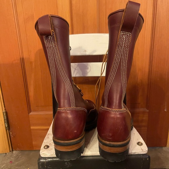 Red Dawg Brown Leather Boots - Picture 4 of 6